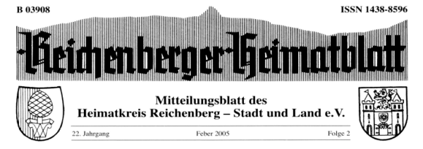 zum ARCHIV "Reichenberger Heimatblatt"